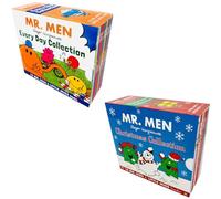 Mr Men and Little Miss Everyday & Christmas 28 Books Slipcase Set (Mr. Men on the Farm,Mr. Men on Holiday,Mr. Men go Swimming,Mr. Men Ballet Show,Mr. Men at the Park,Little Miss Christmas & More)