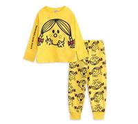 Mr. Men & Little Miss Giallo Sunshine Pigiama a maniche lunghe a gamba lunga Rag