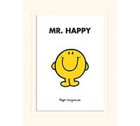 Mr Men & Little Miss Happy stampa, 30 x 40 cm, multicolore