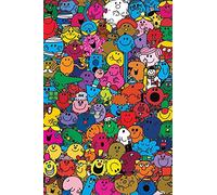Mr Men & Little Miss-& «Molti-Miss Uomo Maxi Poster, in Legno, Colore: Multicolore