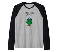 Mr. Men Little Miss Neat Maglia con Maniche Raglan