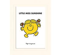 Mr Men & Little Miss Stampa incorniciata Little Miss Sunshine, 30 x 40 cm, Multicolore
