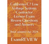 Mike Yu Examrev California C7 Low Voltage Systems Contractor License (Tascabile)