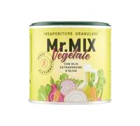 Mr. MIX, Insaporitore Granulare Vegetale, Senza Glutammato, con Olio EVO, Barattolo da 115gr