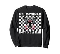 Mr. Mothman Moth Me A Man Cryptozoology Cryptid Girl Mamma Felpa