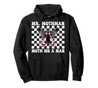 Mr. Mothman Moth Me A Man Cryptozoology Cryptid Girl Mamma Felpa con Cappuccio