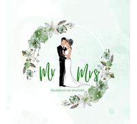 Mr & Mrs Gästebuch zur Hochzeit: Hochzeitsgeschenk für das Brautpaar | Rate-Spiel, Erinnerungen, persönliche Widmungen und Fotos | >75 Gäste