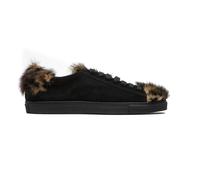 Mr&Mrs Italy Black Leather Women Sneaker - EU40/US10