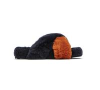 Mr&Mrs Italy Blue Rabbit Fur Women Sandal - EU36/US6