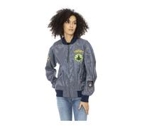 Mr&Mrs Italy - Bomber Corto con Dettagli Aviator - - Jackets - Donna - Blu - XS
