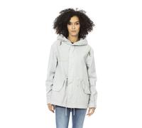 Mr&Mrs Italy Silver Cotton Women Parka Jacket - XXS