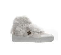 Mr&Mrs Italy White Cotton Women Sneaker - EU40/US10