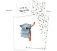 Mr. & Mrs. Panda Set Di Biancheria Da Letto Reversibile 135 X 200 + 80 X 80 Cm