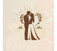 Mr & Mrs - Wedding Guest Book: A Romantic Keepsake for Guests to Share Messages, Wishes & Memories on Your Special Day