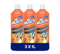 Mr Muscle Idraulico Gel Disgorgante Professionale Forte 3 Pezzi x 1000 ml Stura