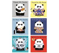 Mr Panda Series By Steve Antony 6 Books Collection Set (Please Mr Panda I'll Wait, Mr Panda Thank You, Mr Panda Goodnight, Mr Panda We Love You, Wash Your Hands, Mr Panda)