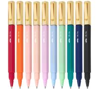 Mr. Pen- Aesthetic Pens 10 Pack Assorted Colors Fast Dry No Smear Bible Pens No Bleed Through Fine Point Pen Ballpoint Pens Ballpoint