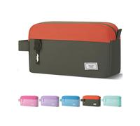 Mr. Pen - Astuccio e borsa per matite scolastiche di grande capacit , colore verde - Astuccio per penne universitarie