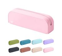 Mr. Pen - Astuccio in silicone, astuccio rosa chiaro, astuccio piccolo, astuccio estetico, forniture per il rientro a scuola