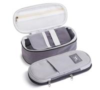 Mr. Pen - Astuccio per matite, grigio, portapenne, astuccio grande, grande astuccio per matite, materiale scolastico, astuccio grande, astuccio per matite grande, astuccio per matite carino, astuccio per bambini, astuccio in tessuto