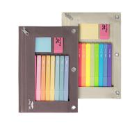 Mr. Pen - Astuccio portapenne, confezione da 2, astucci per raccoglitori ad anelli, astuccio portapenne, astuccio piatto per raccoglitori, astucc