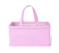 Mr. Pen Baby Windel Caddy Organizer Rosa Gesteppter Stoff Auto Windel Caddy Tragbar