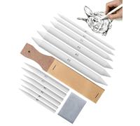 Mr. Pen Blending Stump, confezione da 14 con gomma artistica, ceppi di miscelazione per disegno, matite ombreggianti per schizzi, matita di miscelazione, bastoncini di miscelazione per disegno,