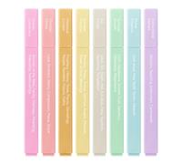Mr. Pen - Evidenziatori estetici, 8 pezzi, punta a scalpello, colore pastello tenue, con sistema di evidenziazione, inciso con temi biblici