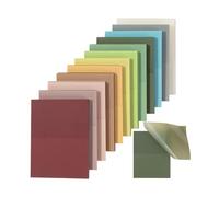 Mr. Pen - Foglietti adesivi trasparenti, 1,5 x 2, 600 fogli, colori vintage, note adesive trasparenti, note adesive trasparenti, note adesive trasparenti, note adesive trasparenti trasparenti, note