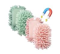 Mr. Pen - Gomma magnetica in microfibra per lavagna bianca, 10,2 x 15,2 cm, confezione da 4