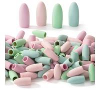 Mr. Pen - Gomme per matite, confezione da 120, colori pastello, gomme per matite, gomme per matite