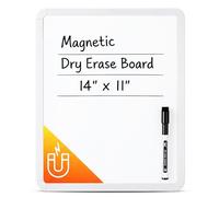 Mr. Pen - Lavagna cancellabile a secco, 35,6 x 27,9 cm, con pennarello nero cancellabile a secco, piccola lavagna bianca per bambini, studenti