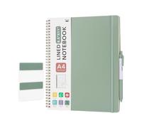 Mr. Pen- Lined Spiral Journal Notebook for Women & Men, 100 Pages, Large Size(8.5"x11"), Green, 1 Pc Pen