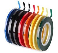 Mr. Pen - Nastro per lavagna bianca, confezione da 8, colori assortiti, nastro sottile per accessori per lavagna cancellabile a secco, accessori per lavagna bianca, nastro per grafici, forniture per