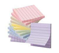 Mr. Pen - Note adesive a righe 3x3 12 blocchi 720 fogli in totale Morandi Colors Note adesive con righe Blocchi per note adesive Blocchi per note