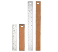 Mr. Pen Righelli in metallo in acciaio inossidabile, righelli in metallo da 15,2 e 30,5 cm