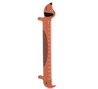 Mr. Pen - Righello in legno, 15 cm, righello in legno con cane salsiccia, righello centimetro, righello mm, righello standard, piccolo righello per la scuola, righello metrico standard, mini righello