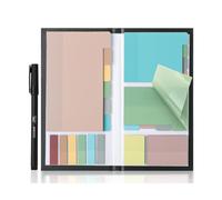 Mr. Pen - Set di 410 note adesive trasparenti Morandi Colors, divisori per note adesive trasparenti, note adesive traslucide