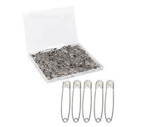 Mr. Pen - Spille di sicurezza resistenti, 5,1 cm, confezione da 200, argento, grandi