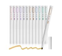 Mr. Pen - sthetische Textmarker, 12er-Pack, Keilspitze, ged mpfte Pastellfarben, s e verschiedene Farben f r die Schule, Textmarker-Set