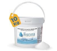 MR PISCINA Ipoclorito di Calcio Granulare 65-70%, Cloro Non Stabilizzato ad Alta Purezza, Ideale per Trattamento Shock e Mantenimento, Senza Acido Isocianurico, Formato da 10 kg