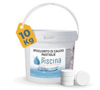 MR PISCINA Ipoclorito di Calcio in Pastiglie per Trattamento Acqua Piscina (10 KG)