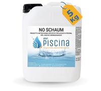 MR PISCINA NO SCHAUM Antischiuma Professionale per Piscina, SPA e Vasche Idromassaggio, Abbattitore di Schiuma Istantaneo contro Residui di Tensioattivi e Saponi, 5 kg