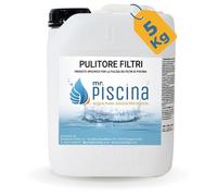 Mr Piscina Pulitore Filtri a Sabbia Liquido, Detergente Disincrostante e Sgrassante Professionale, Rimuove Calcare e Batteri dal Letto Filtrante, Ottimizza la Filtrazione, 5 Litri