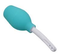 MR PLAY - DOCCIA ANALE IN GOMMA BLU PERA