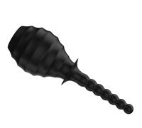 Mr play - potente vibratore telecomando plug anale nero