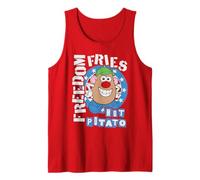 Mr. Potato Head 4th of July Freedom Fries Hot Potato Canotta
