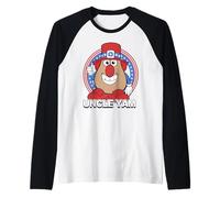 Mr. Potato Head 4th of July Uncle Yam Patriotic Frame & Hat Maglia con Maniche Raglan
