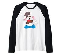 Mr. Potato Head Big Face Maglia con Maniche Raglan