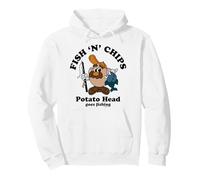 Mr Potato Head Classic Fish N Chips Felpa con Cappuccio